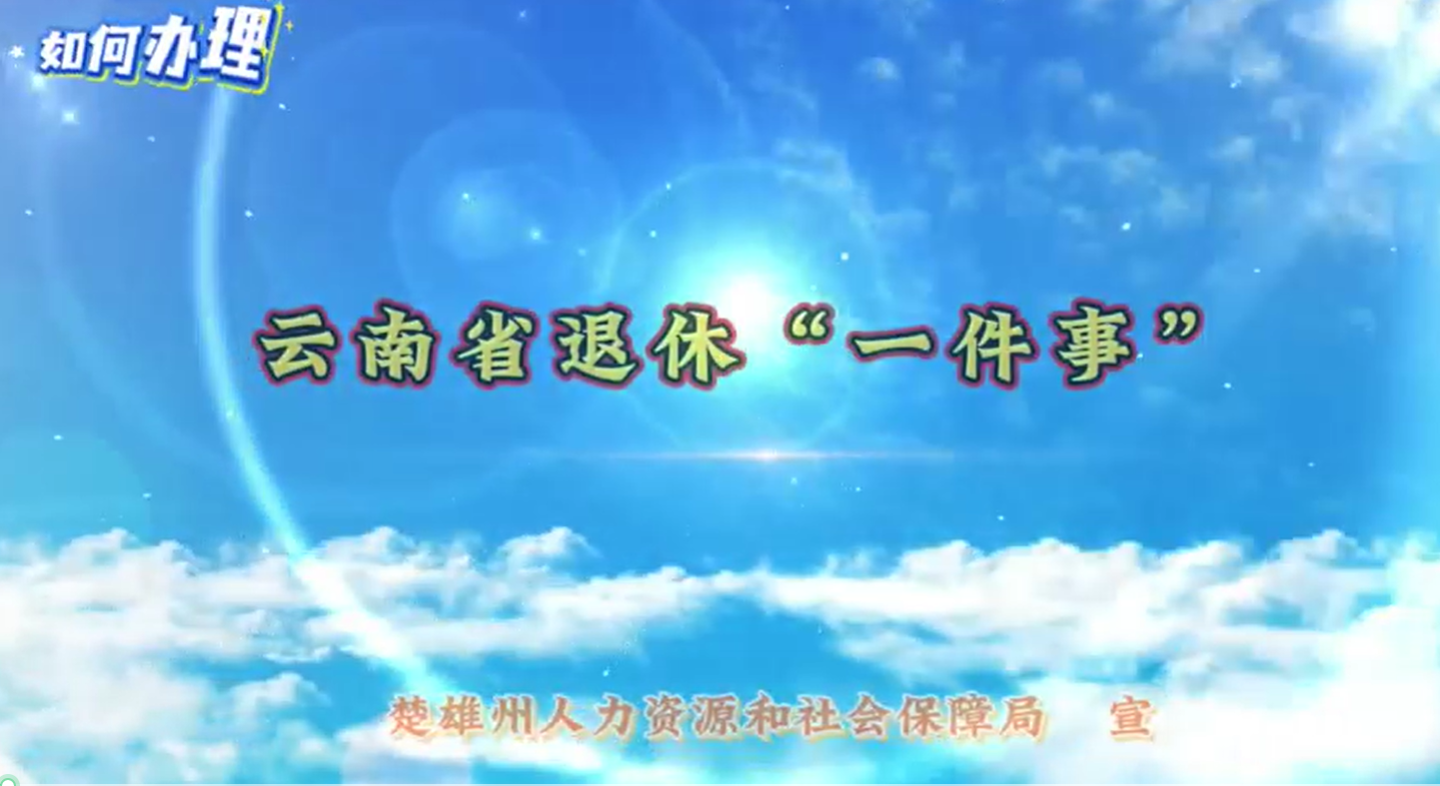 云南省退休一件事
